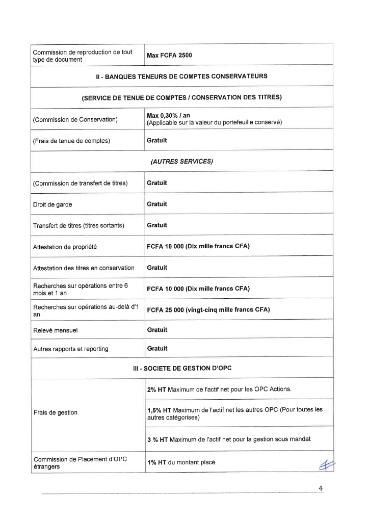 Tarification page 4